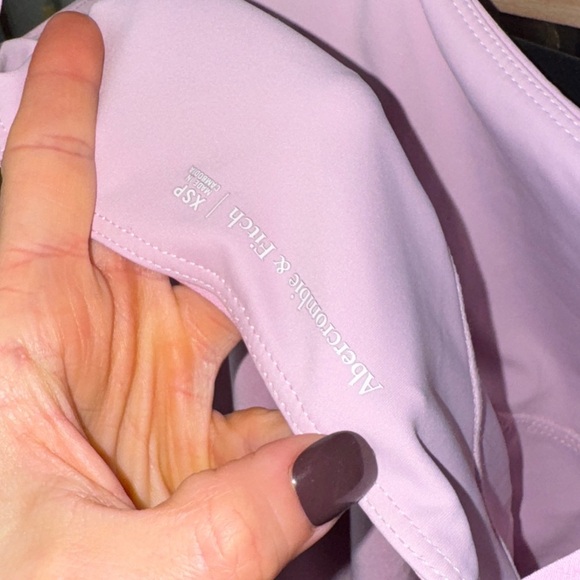 Abercrombie exercise dress lilac petite spaghetti straps barbie workout traveler - Picture 10 of 10